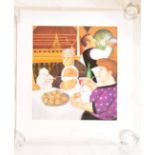BERYL COOK - DINING PARIS - LIMITED EDITION SIGNED PRINT