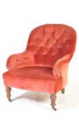 19TH CENTURY VICTORIAN MAHOGANY ARMCHAIR