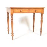 19TH CENTURY VICTORIAN MAHOGANY WRITING TABLE DESK