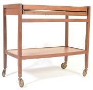 RETRO VINTAGE CIRCA TEAK WOOD TROLLEY