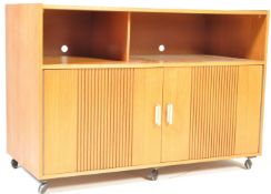 RETRO VINTAGE 1960'S TEAK RECORD CABINET