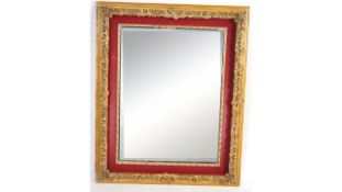 LARGE CONTEMPORARY GILT MIRROR