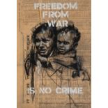 GUY DENNING (BRITISH) FREEDOM FROM WAR (WOMAN & CHILD) 2021