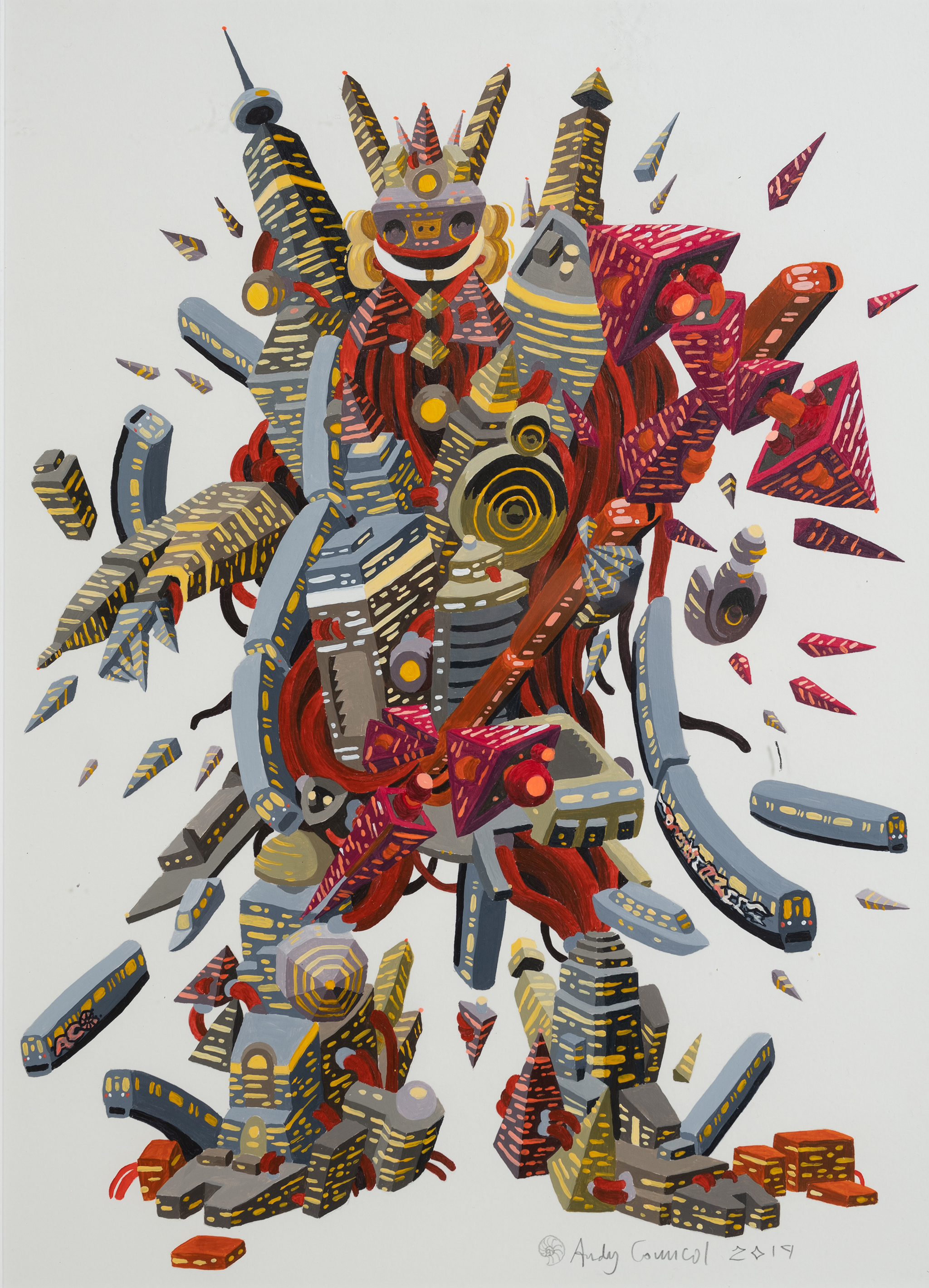 ANDY COUNCIL (BRITISH, B.1974) RAMMELLZEE, 2019