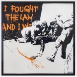 BANKSY (BRITISH, B.1974) I FOUGHT THE LAW, 2004