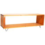 CONTEMPORARY MODERNIST MINIMALIST PINE LOW MEDIA UNIT