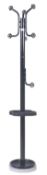 CONTEMPORARY MODERNIST BLACK STICK STAND ON WHITE MARBLE BASE