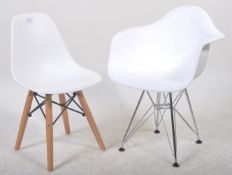 TWO EAMES STYLE CHILDERN'S CHAIRS - DSW & DAR EXAMPLES