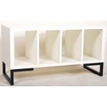 CONTEMPORARY MINIMALIST WHITE LAMINATE SIDEBOARD