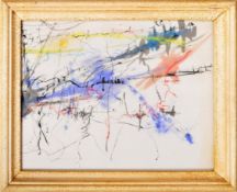 ATTRIBUTED TO WOLS - MIXED MEDIA ABSTRACT PAINTING