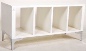 CONTEMPORARY MODERNIST MINIMALIST WHITE LAMINATE SIDEBOARD