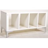 CONTEMPORARY MODERNIST MINIMALIST WHITE LAMINATE SIDEBOARD