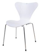 AFTER ARNE JACOBSEN - CONTEMPORARY MOULDED DINING / DESK CHAIR
