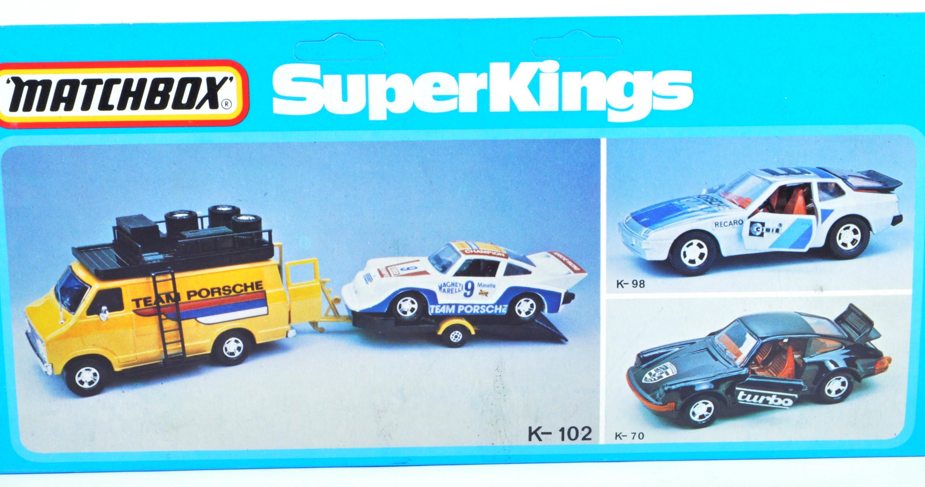 ORIGINAL VINTAGE MATCHBOX SUPERKINGS K102 RACE SUPPORT SET - Image 5 of 5