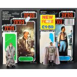 STAR WARS - TWO PALITOY TRI-LOGO ACTION FIGURES