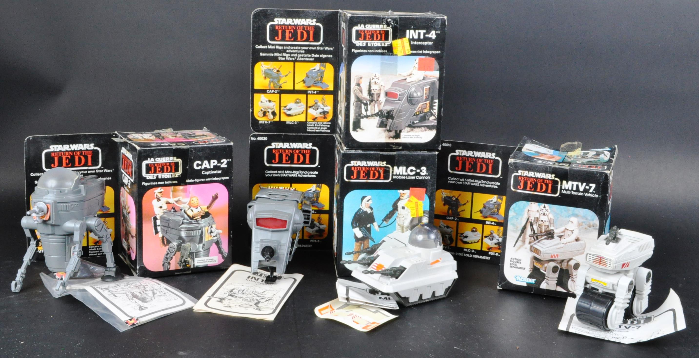 STAR WARS - COLLECTION OF VINTAGE KENNER / PALITOY MINIRIGS