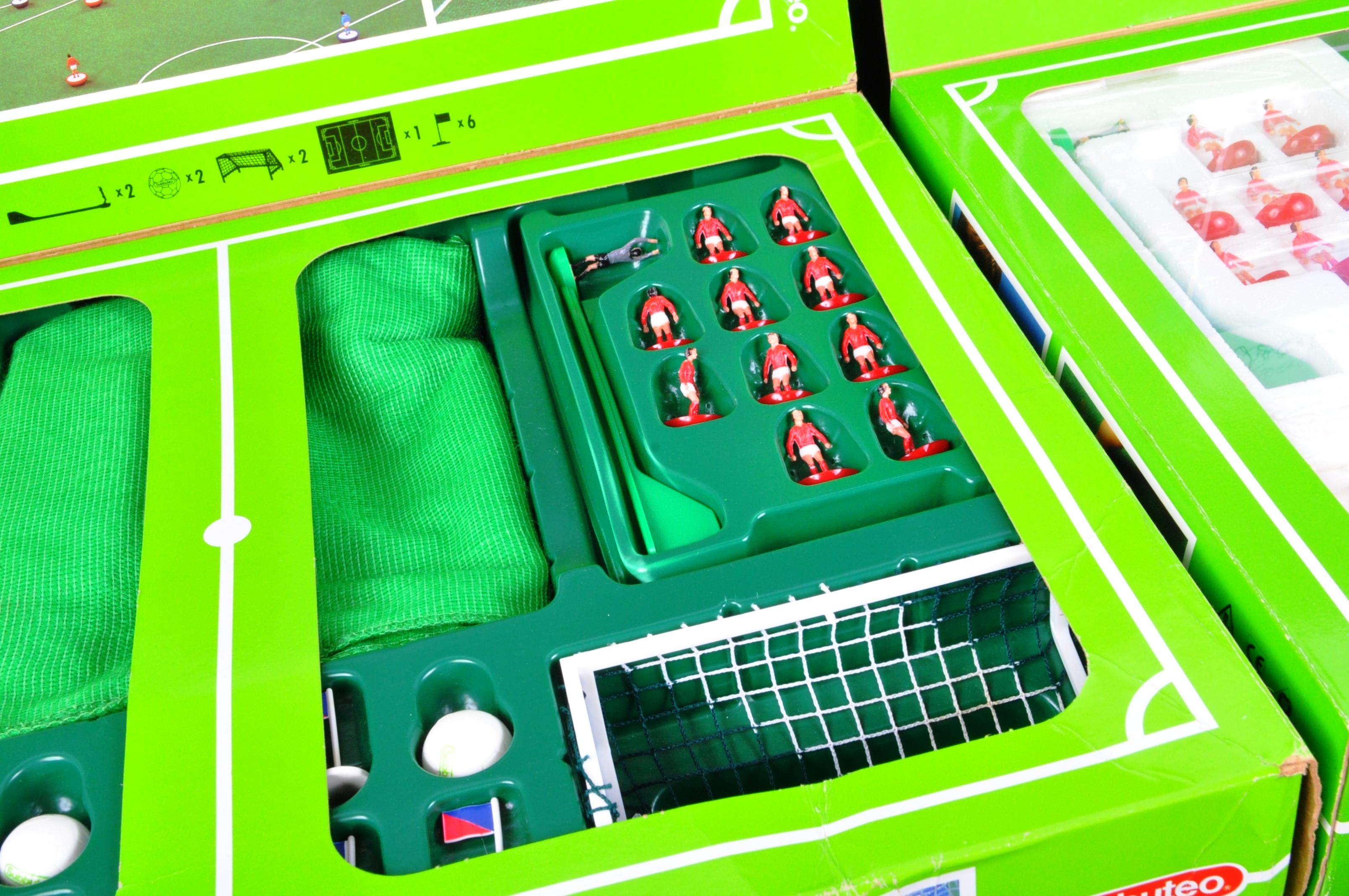 TWO ORIGINAL VINTAGE SUBBUTEO TABLE TOP FOOTBALL SETS - Image 3 of 6