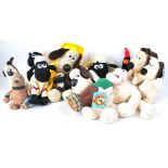WALLACE & GROMIT - COLLECTION OF VINTAGE STUFFED TOYS
