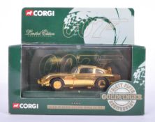 ORIGINAL CORGI JAMES BOND GOLD PLATED ASTON MARTIN DB5