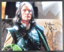 DOCTOR WHO - JULIAN GLOVER - AUTOGRAPHED 8X10" PHOTOGRAPH