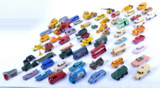 LARGE COLLECTION OF VINTAGE LESNEY DIECAST MODEL CARS