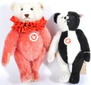 TWO ORIGINAL GERMAN STEIFF SOFT TOY TEDDY BEARS