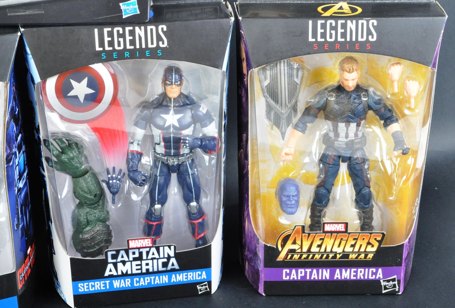 COLLECTION OF ASSORTED HASBRO CAPTAIN AMERICA ACTION FIGURES - Image 4 of 5