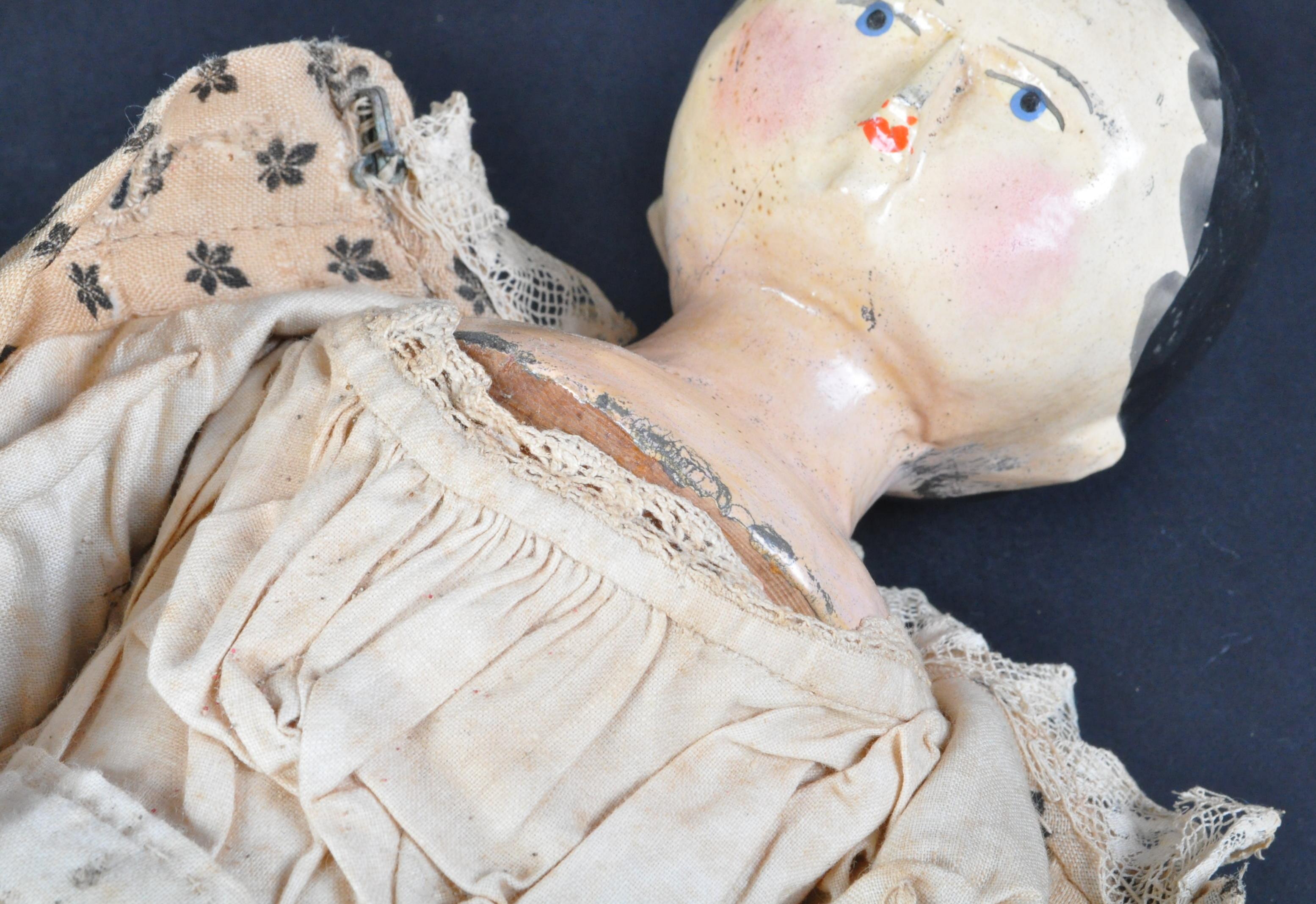 19TH CENTURY VICTORIAN GRODNERTAL DUTCH PEG DOLL - Image 11 of 13