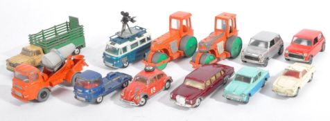 COLLECTION OF ORIGINAL VINTAGE CORGI & DINKY TOYS DIECAST MODELS