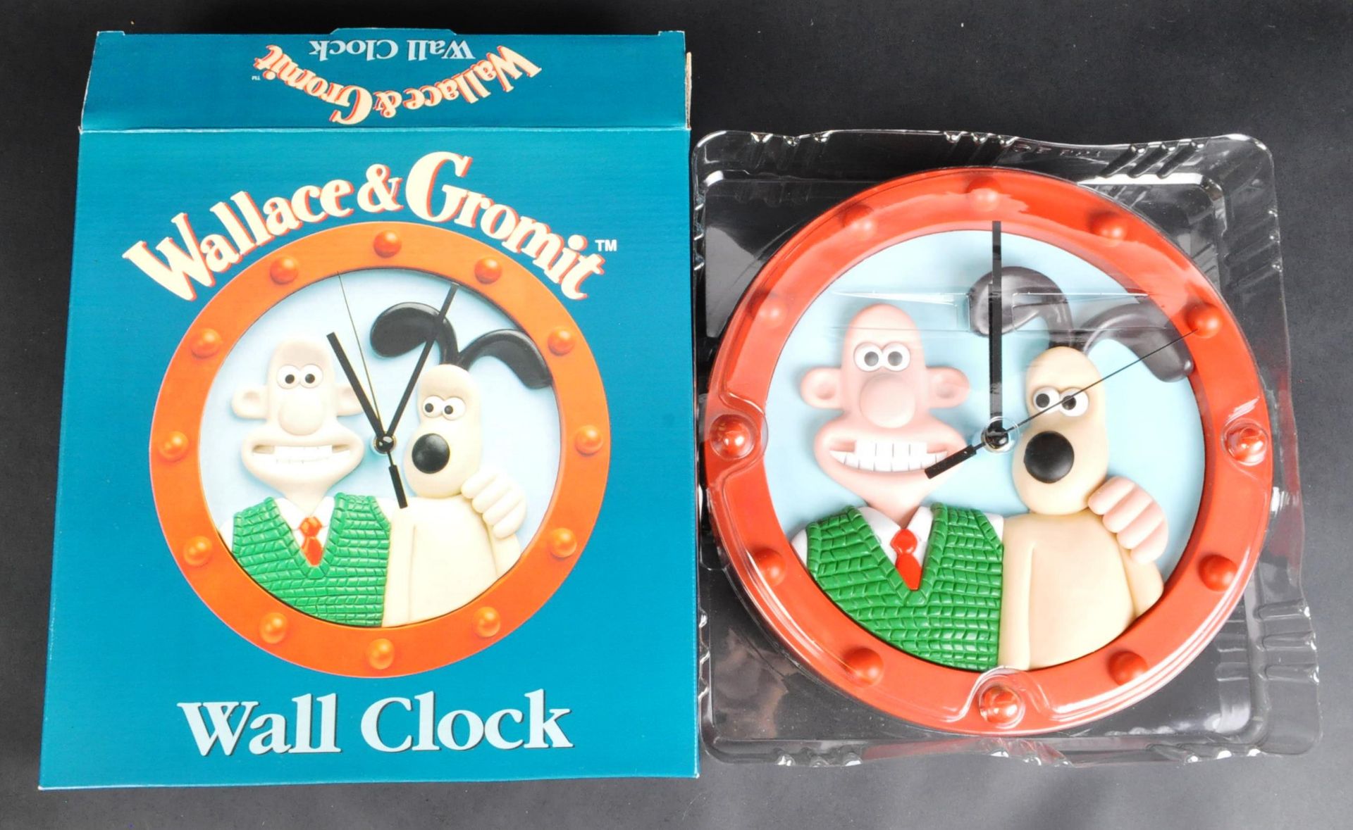 WALLACE & GROMIT - AARDMAN ANIMATIONS - UNUSED VINTAGE WALL CLOCK - Image 3 of 4