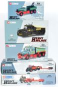 COLLECTION OF X5 CORGI HEAVY HAULAGE DIECAST MODELS