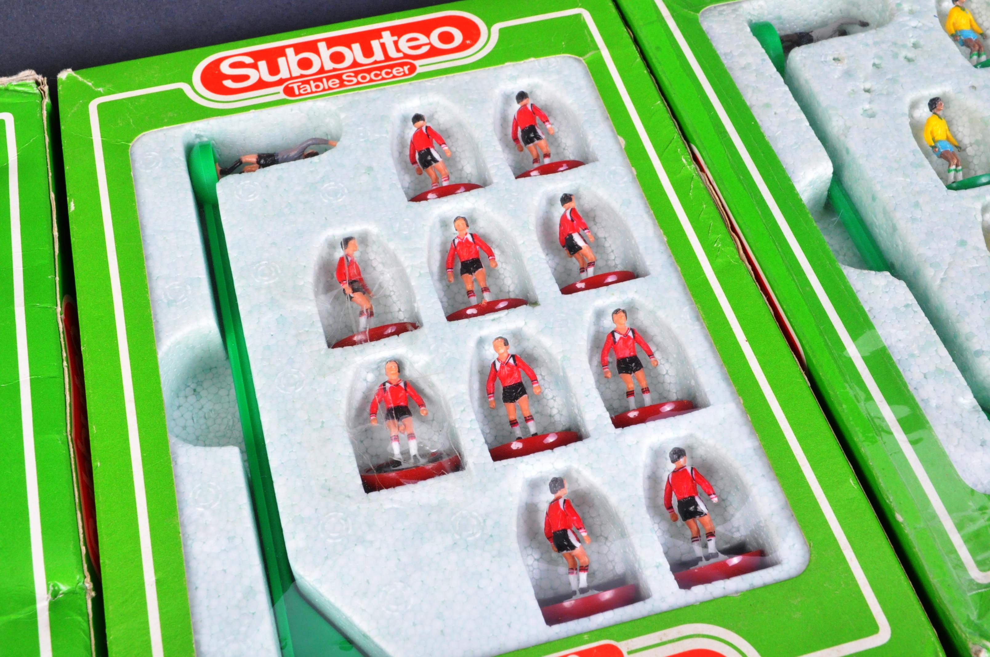 COLLECTION OF X6 VINTAGE SUBBUTEO TABLE TOP FOOTBALL TEAMS - Image 5 of 16