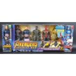 COLLECTION OF X3 HASBRO MARVEL AVENGERS BOXED ACTION FIGURES