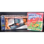 VINTAGE SCREWBALL SCRAMBLE & COMPUTER BATTLESHIP TABLETOP GAMES