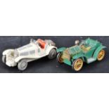 TWO ORIGINAL VINTAGE GERMAN SCHUCO CLOCKWORK MICRO RACER CARS