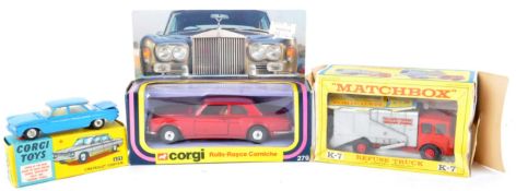 COLLECTION OF X3 VINTAGE CORGI & MATCHBOX DIECAST MODELS