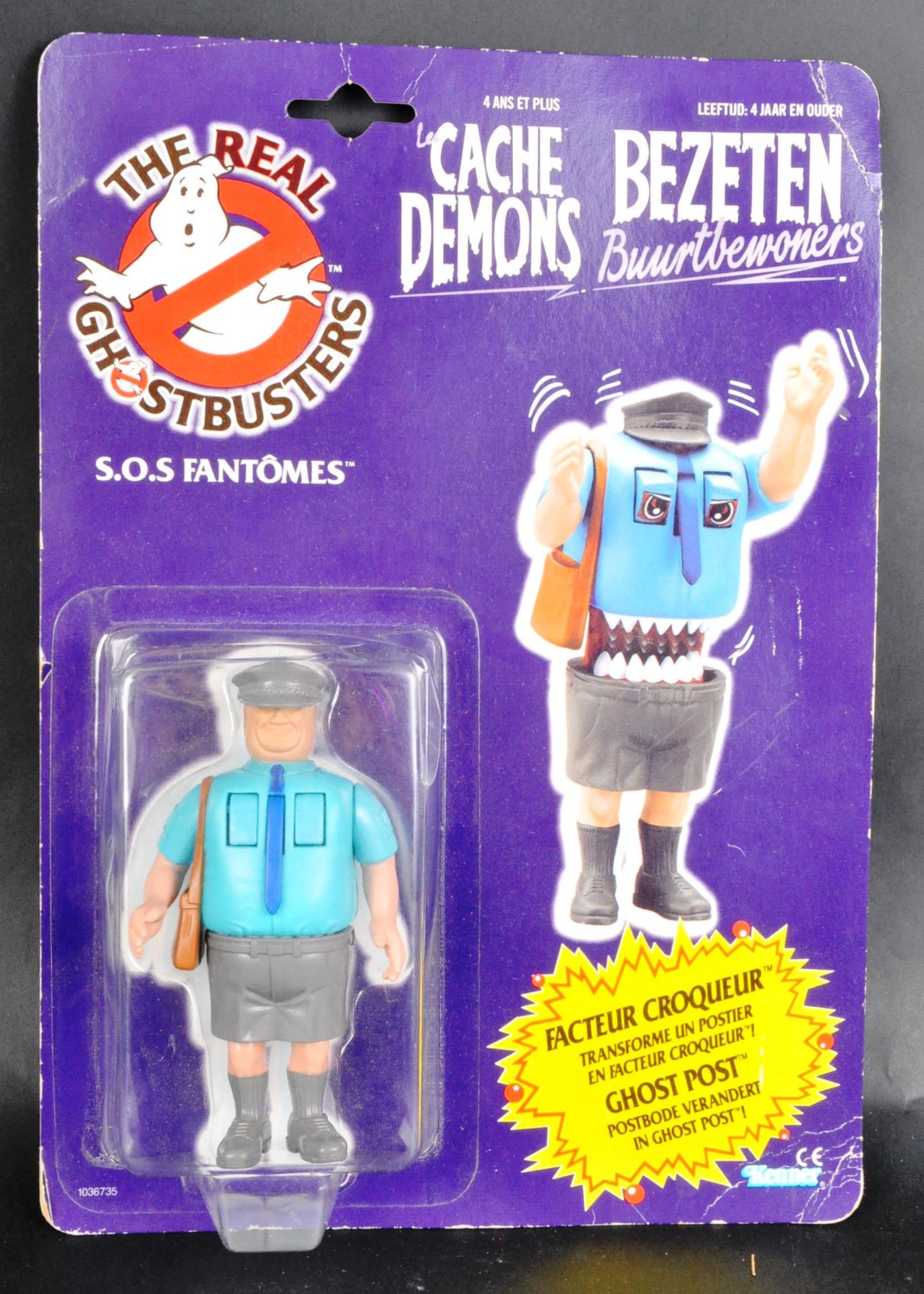 THE REAL GHOSTBUSTERS - VINTAGE KENNER CARDED ACTION FIGURE