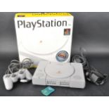 ORIGINAL VINTAGE BOXED SONY PLAYSTATION PS1 VIDEO GAMES CONSOLE