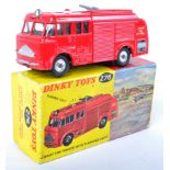 ORIGINAL VINTAGE DINKY TOYS DIECAST MODEL 276 AIRPORT FIRE TENDER