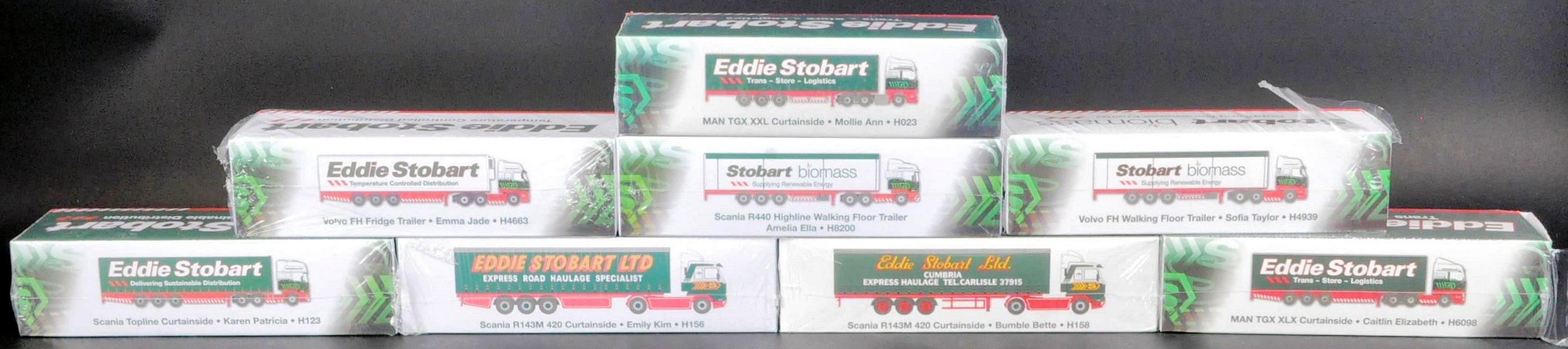 COLLECTION OF ATLAS EDITIONS EDDIE STOBART DIECAST MODELS