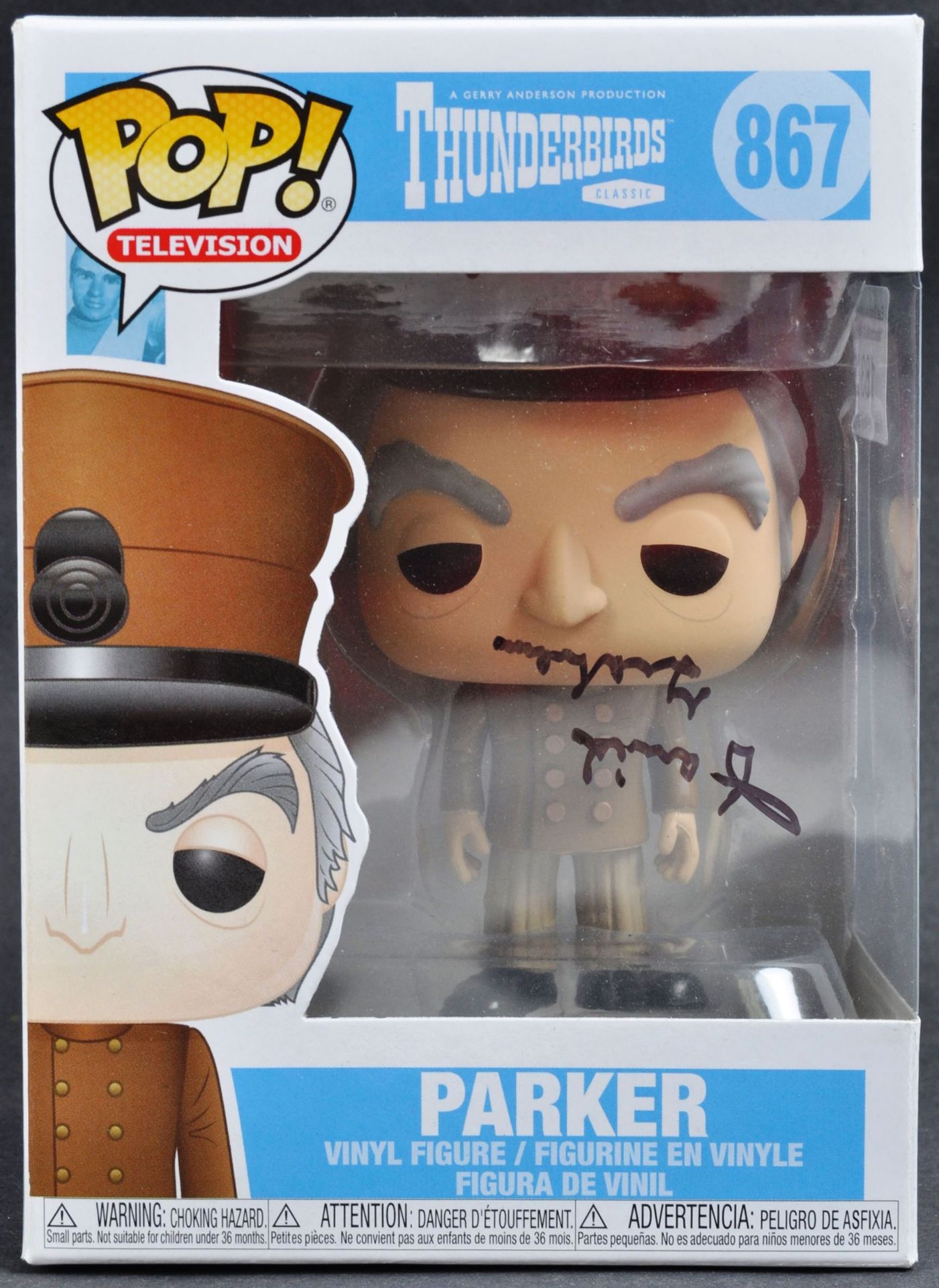 THUNDERBIRDS - DAVID GRAHAM - PARKER SIGNED FUNKO