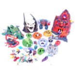 MIGHTY MAX - BLUEBIRD - LARGE COLLECTION OF VINTAGE PLAYSETS