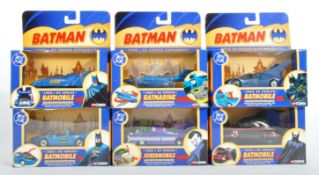 COLLECTION OF X6 CORGI DC COMICS BATMAN VEHICLES