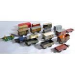COLLECTION OF ASSORTED HORNBY 0 GAUGE MODEL RAILWAY WAGONS