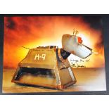 DOCTOR WHO – K9 – JOHN LEESON AUTOGRAPHED 16X12" PHOTO