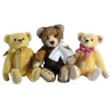 COLLECTION OF X3 GERMAN STEIFF TEDDY BEARS