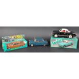 COLLECTION OF X3 VINTAGE FRICTION MOTOR TOY CARS