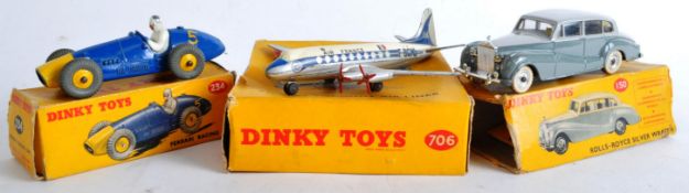 COLLECTION OF X3 VINAGE DINKY TOYS DIECAST MODELS