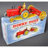 ORIGINAL VINTAGE DINKY TOYS DIECAST MODEL FARM TRACTOR