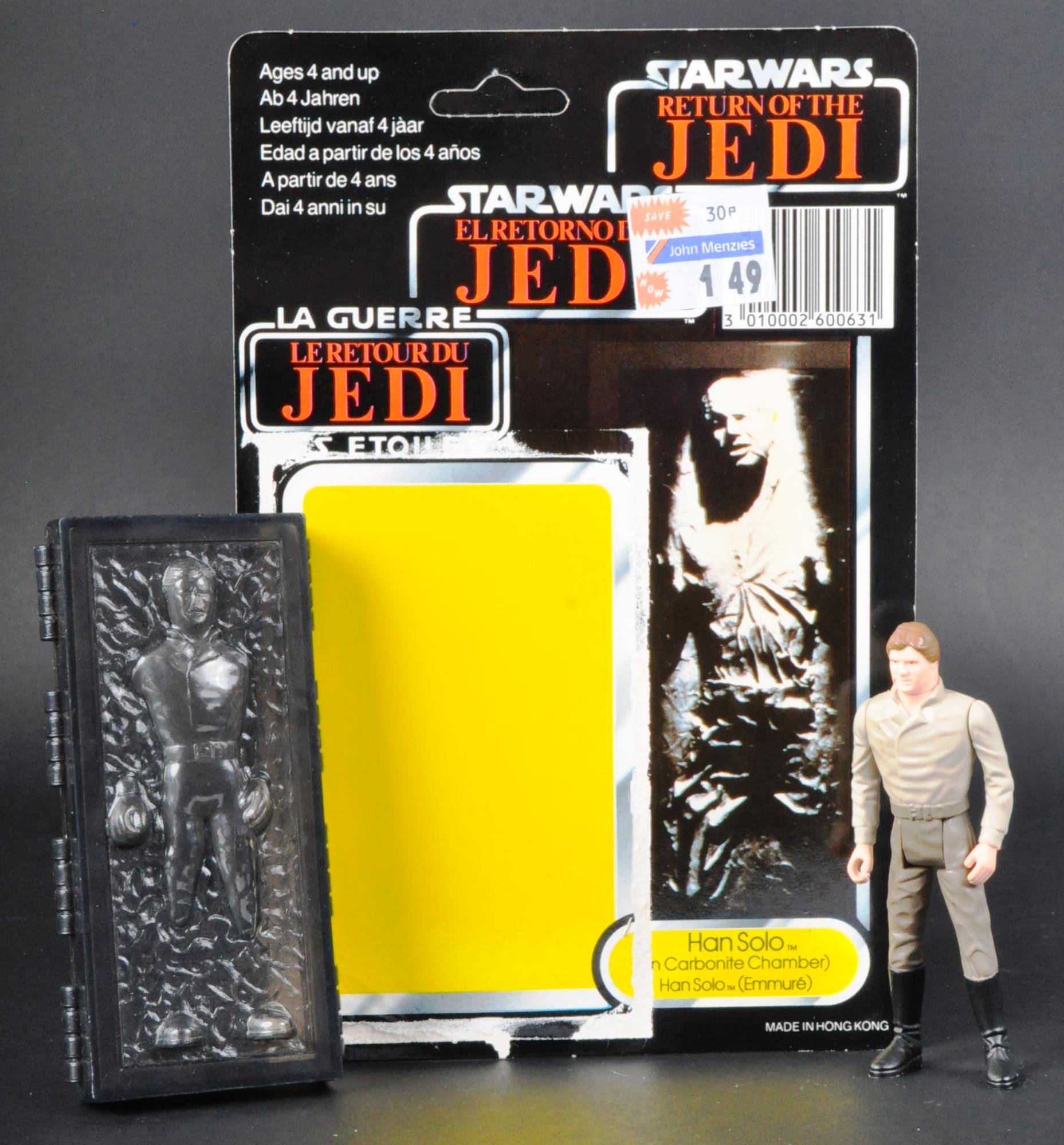 STAR WARS - LAST 17 HAN SOLO IN CARBONITE CHAMBER FIGURE